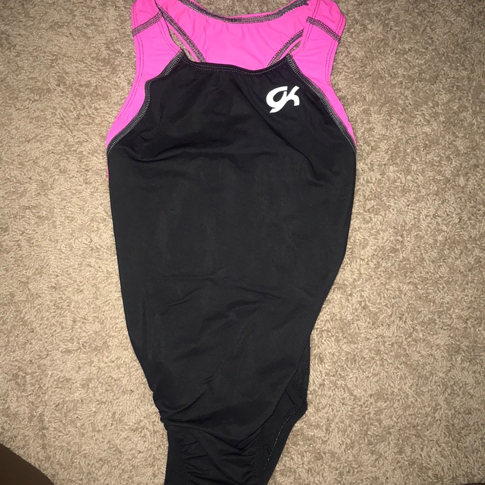 GK black and pink leotard!